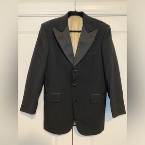 Chaps Ralph Lauren Black Tuxedo Jacket 36R